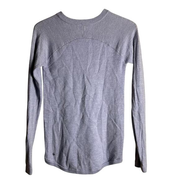 Lululemon Lilac Sit In Lotus Sweater Merino Wool - Picture 2 of 3